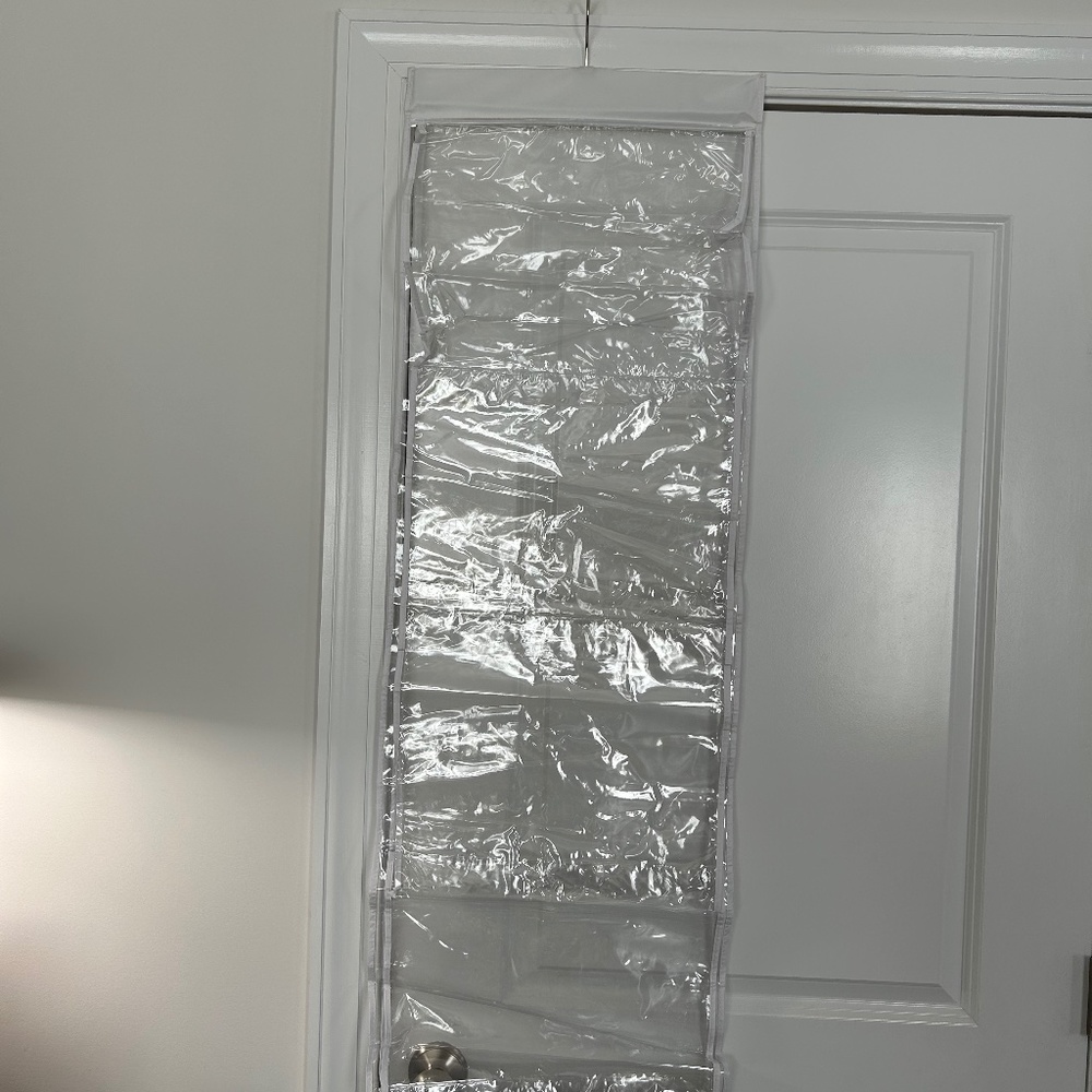 Plastic Hanging Storage Container with Pockets - Picture 1 of 4